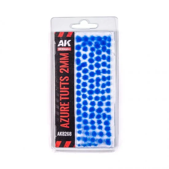 AK Interactive AK-8268 Miniature Vegetation Fantasy Tufts - Azure 2mm (self-adhesive)
