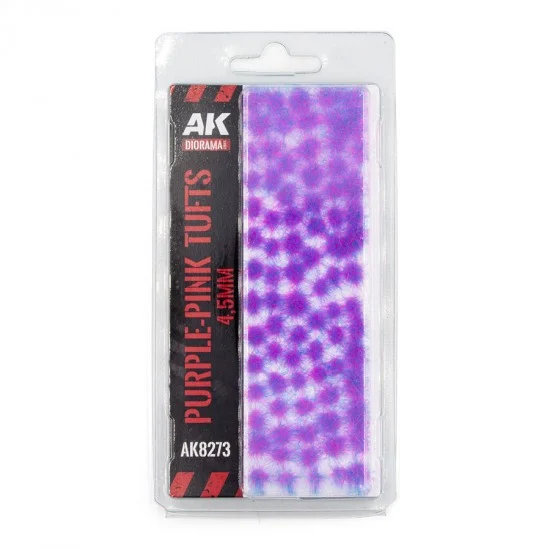 AK Interactive 8273 Purple-Pink Tufts 4.5mm