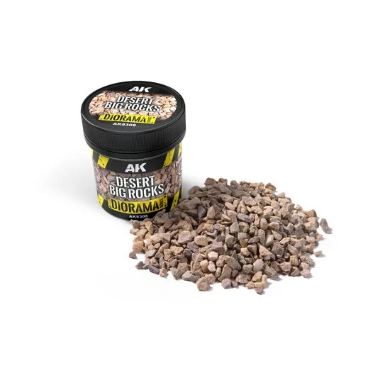 AK Interactive 8306 Desert Big Rocks (100ml) - Scenics & Diorama