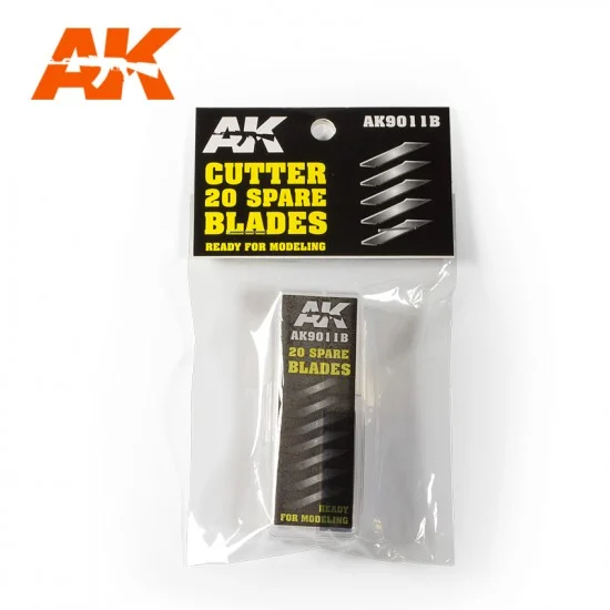 AK Interactive AK-9011B Cutter 20 Spare Blades