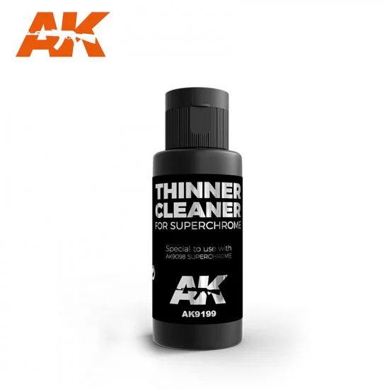 AK Interactive AK-9199 Super Chrome Thinner (60ml)