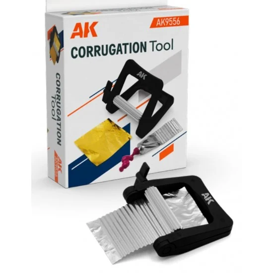 AK Interactive AK-9556 Corrugator Tool for Waving and Corrugated Metal Sheets
