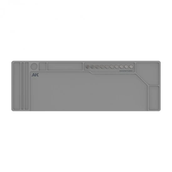 AK Interactive 9562 Silicone Tablecloth Grey (88.50 x 30 cm) - Hobby Tools & Supplies