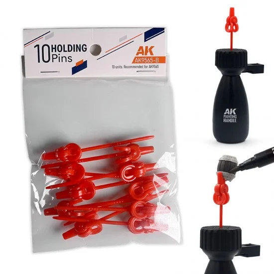 AK Interactive 9565-B Holding Pins for AK-9565 Handle Support (10pcs)