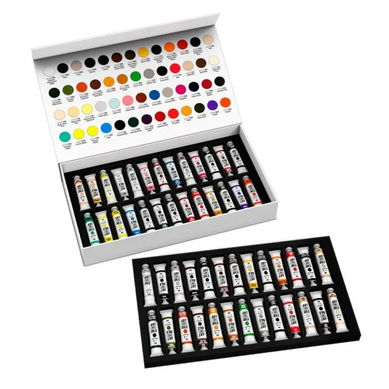 Abteilung 502 ABT1000 Special Box Full Range ABT 502 Oils (52 colours x 20ml) - Hobby & Model Paints