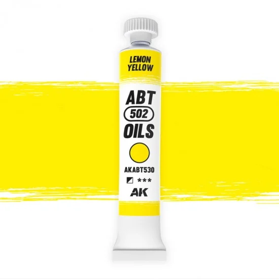 Abteilung 502 ABT530 Oil Paint - Lemon Yellow (20ml tube)
