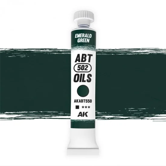 Abteilung 502 ABT550 Oil Paint - Emerald Green (20ml tube)