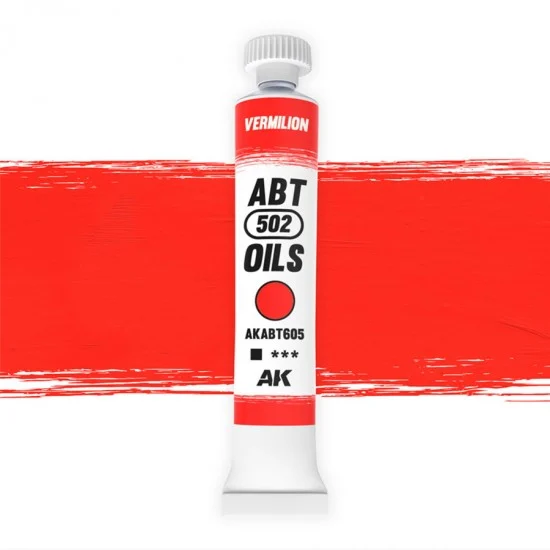 Abteilung 502 ABT605 Oil Paint - Vermilion (20ml tube)