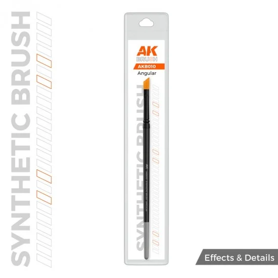 AK Interactive AKB010 Synthetic Brush - Angular (for models and miniatures)