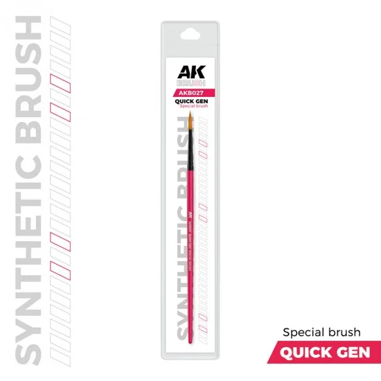 AK Interactive AKB027 Quick Gen Special Brush for Contrast Painting (synthetic) - Hobby & Model Paints