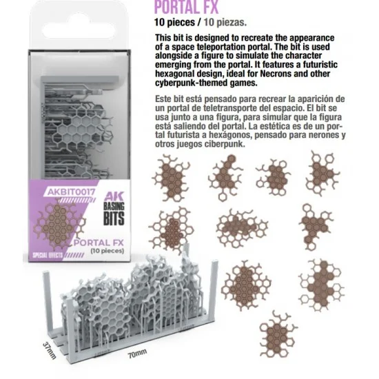 AK Interactive BIT0017 Special Effects - Portal Fx (10pcs)