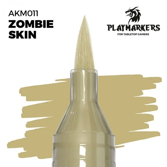 AK Interactive M011 Acrylic Paint Marker for Tabletop Gamers - Zombie Skin #PLAY MARKERS