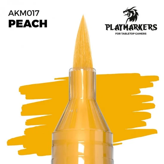 AK Interactive M017 Acrylic Paint Marker for Tabletop Gamers - Peach #PLAY MARKERS