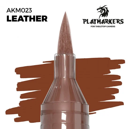 AK Interactive M023 Acrylic Paint Marker for Tabletop Gamers - Leather #PLAY MARKERS