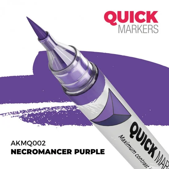 AK Interactive MQ002 Quick Marker for Wargamers - Necromancer Purple