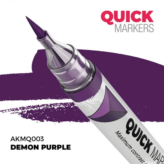AK Interactive MQ003 Quick Marker for Wargamers - Demon Purple