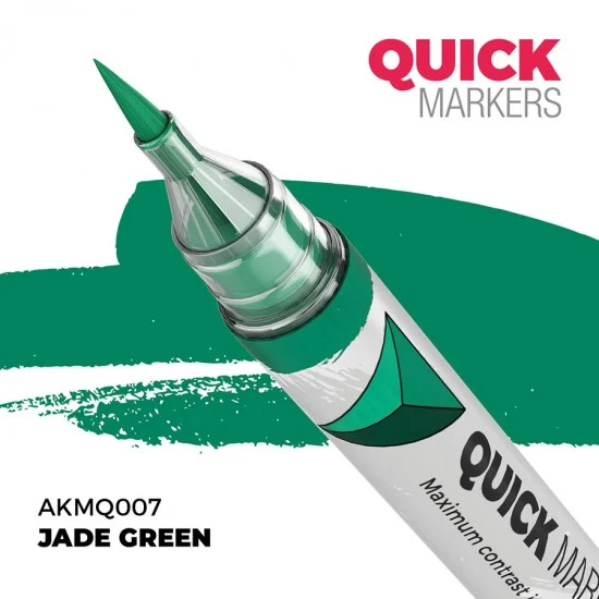 AK Interactive MQ007 Quick Marker for Wargamers - Jade Green