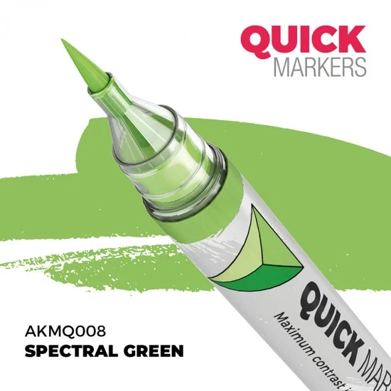 AK Interactive MQ008 Quick Marker for Wargamers - Spectral Green