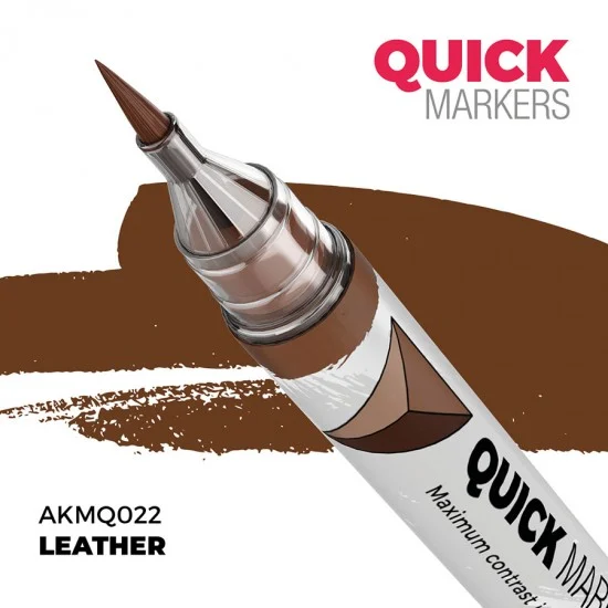 AK Interactive MQ022 Quick Marker for Wargamers - Leather
