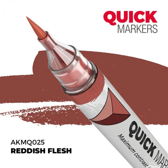 AK Interactive MQ025 Quick Marker for Wargamers - Reddish Flesh