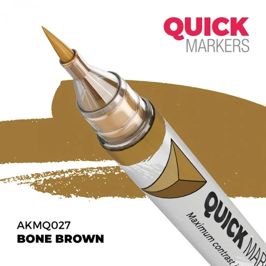 AK Interactive MQ027 Quick Marker for Wargamers - Bone Brown