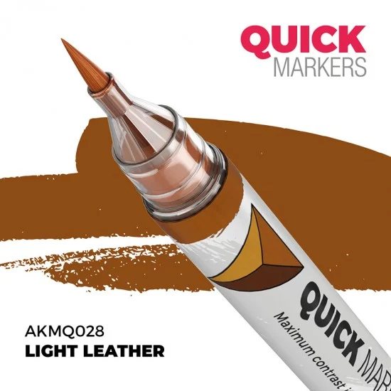 AK Interactive MQ028 Quick Marker for Wargamers - Light Leather