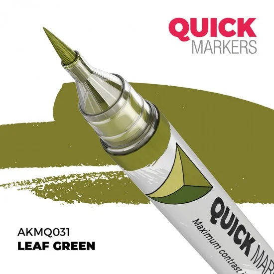 AK Interactive MQ031 Quick Marker for Wargamers - Leaf Green