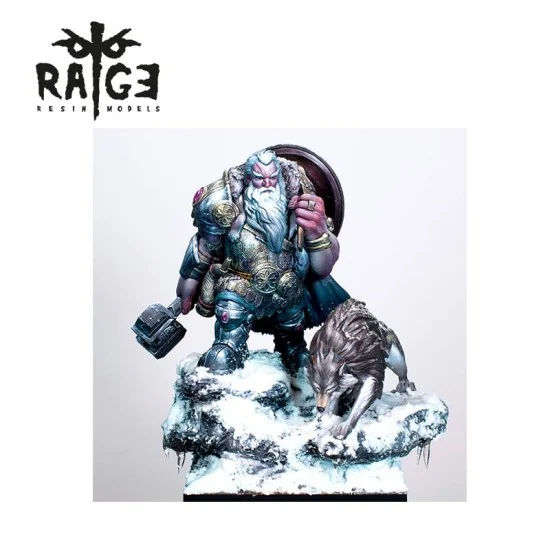 AK Interactive RAGE001 90mm Scale Fantasy Figures Series - Halsten Wolf Nose