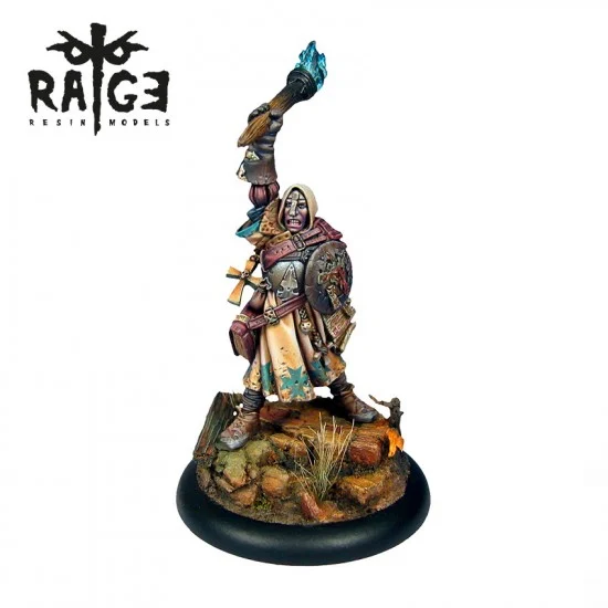 AK Interactive RAGE005 35mm Scale Jesilious, Flame of Pain (fantasy figure for wargame) - Model Figures