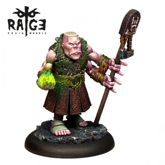 AK Interactive RAGE009 35mm Scale Celberum, Dark Rune (fantasy figure for wargame) - Model Figures