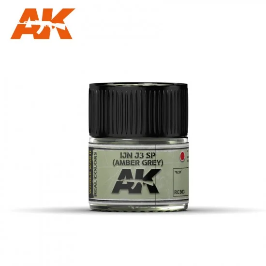 AK Interactive RC303 Real Colours Aircraft Acrylic Lacquer Paint - IJN J3 SP (AMBER GREY) (10ml)
