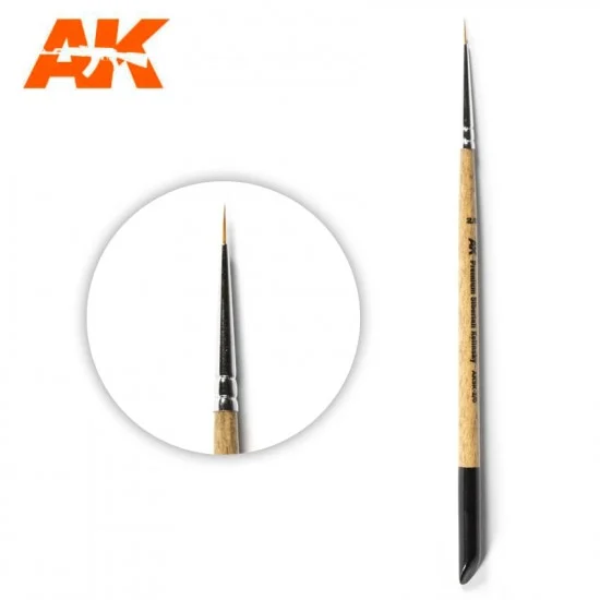 AK Interactive SK-20 Premium Siberian Kolinsky Brush 2/0