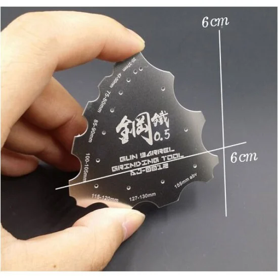 Alexen AJ0012 Gun Barrel Grinding Tool (Scraper) for All Scale Models - Hobby Tools & Supplies