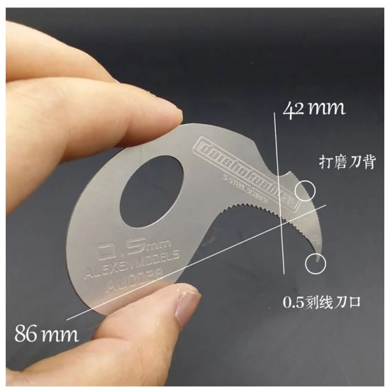 Alexen AJ0028 0.5mm Stainless Steel Scriber for All Scale Models - Hobby Tools & Supplies