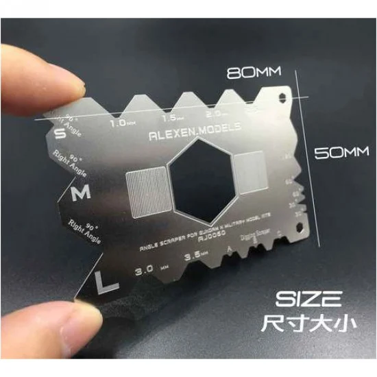 Alexen AJ0060 Angle Scraper Ver.A - Hobby Tools & Supplies