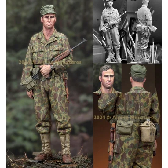Alpine Miniatures 16045 1/16 US 6th Army 'The Alamo Scout' - Model Figures