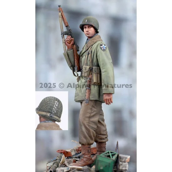 Alpine Miniatures 16047 1/16 US 2nd ID Indian Head Division - Model Figures