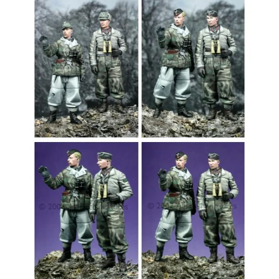 Alpine Miniatures 35038 1/35 Winter Panzer Crew Set (2 figures) - Model Figures