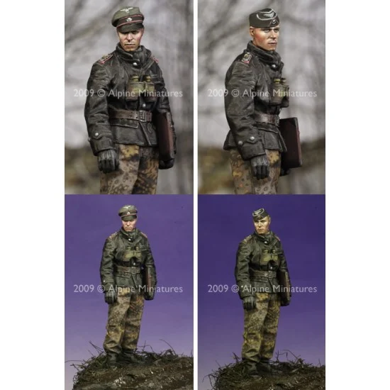 Alpine Miniatures 35075 1/35 Joachim Peiper in the Ardennes (1 figure) - Model Figures