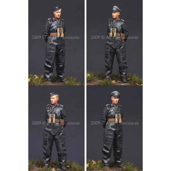 Alpine Miniatures 35084 1/35 German Heer Panzer Crew #1 (1 figure) - Model Figures