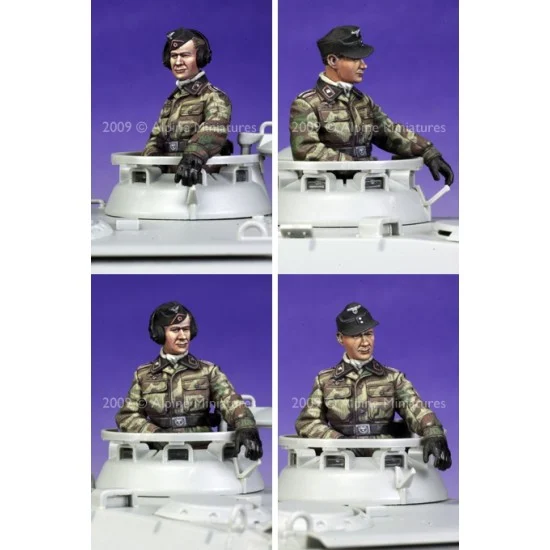 Alpine Miniatures 35087 1/35 German Panzer Commander (1 figure) - Model Figures