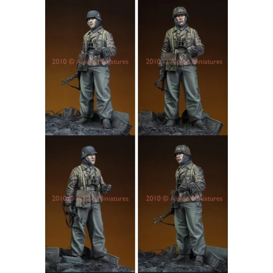 Alpine Miniatures 35097 1/35 LAH Grenadier in the Ardennes (1 figure) - Model Figures