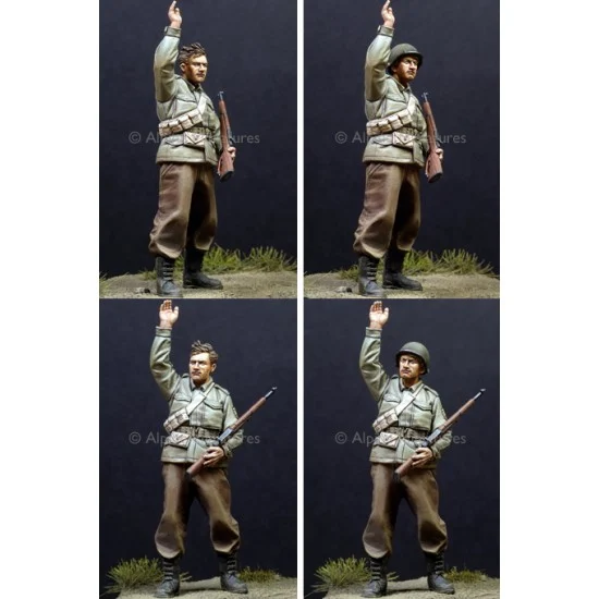 Alpine Miniatures 35108 1/35 WWII US Infantry #1 (1 figure) - Model Figures