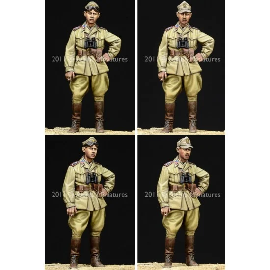 Alpine Miniatures 35123 1/35 WWII Italian AFV Officer (1 figure) - Model Figures