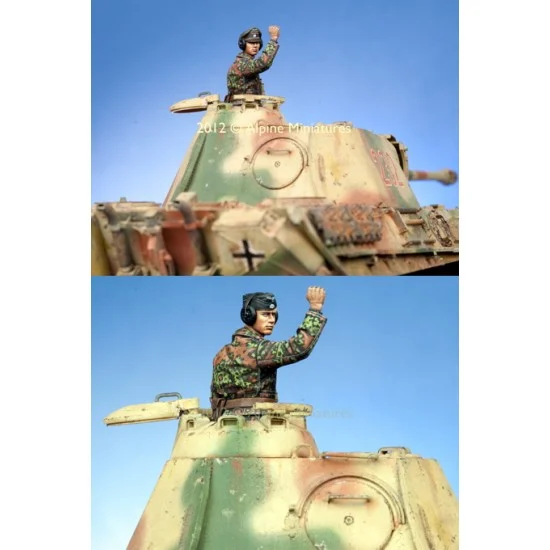 Alpine Miniatures 35139 1/35 WSS Panzer Commander #1 (1 figure) - Model Figures