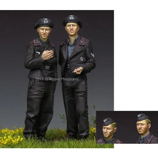 Alpine Miniatures 35228 1/35 German Panzer Crew Set - Model Figures