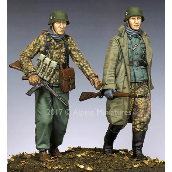 Alpine Miniatures 35231 1/35 KG Hansen at Poteau Set #2 - Model Figures