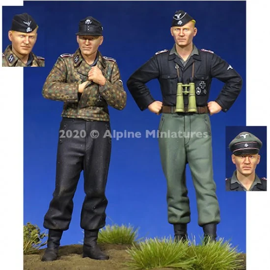 Alpine Miniatures 35274 1/35 WSS Panzer Crew Set (2 figures) - Model Figures