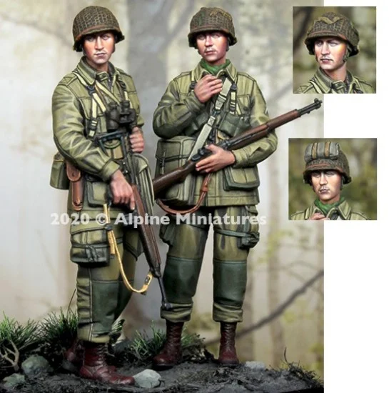 Alpine Miniatures 35277 1/35 US 101st Airborne Set (2 figures) - Model Figures