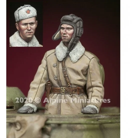 Alpine Miniatures 35282 1/35 Russian Tank Commander #2 - Model Figures